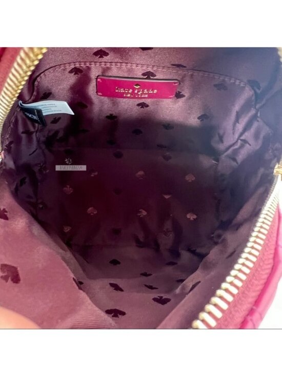 Kate Spade Natalia Burgundy Mini Convertible Leather Backpack main image 4